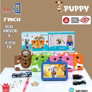 tablette enfant puppy bébétab 7 pouces 6gb ram 256gb android 8 wifi 5g coque chien mignon + cadeaux tablette Éducative guinée